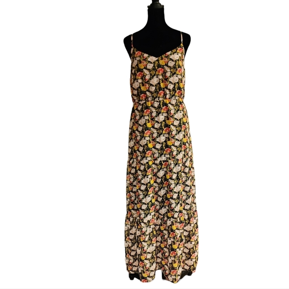 J. Crew Mercantile Floral Tiered Maxi Dress 14